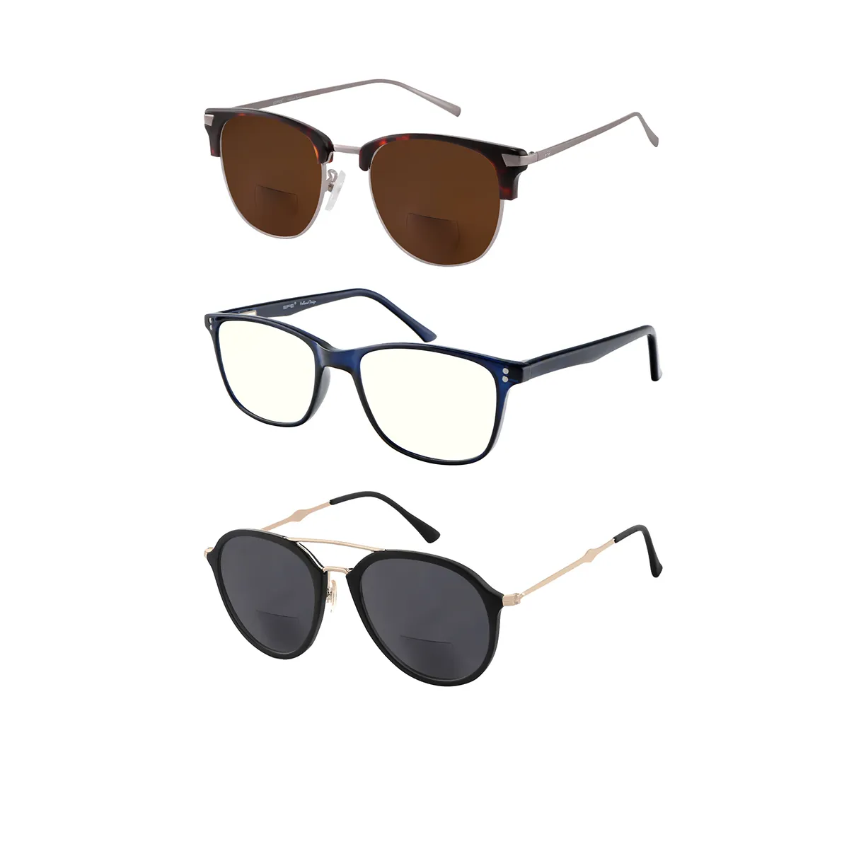 Fashion Aviator Multicolor Reading Glasses for Men & Women